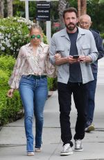JENNIFER LOPEZ and Ben Affleck Out in Santa Monica 03/31/2022