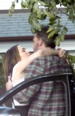 JENNIFER LOPEZ and Ben Affleck Out Kissing in Los Angeles 04/14/2022