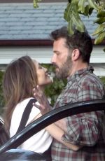 JENNIFER LOPEZ and Ben Affleck Out Kissing in Los Angeles 04/14/2022