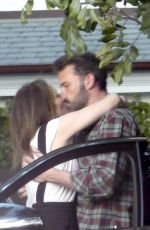 JENNIFER LOPEZ and Ben Affleck Out Kissing in Los Angeles 04/14/2022