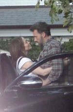JENNIFER LOPEZ and Ben Affleck Out Kissing in Los Angeles 04/14/2022