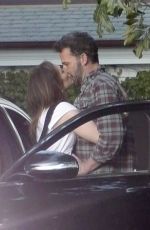 JENNIFER LOPEZ and Ben Affleck Out Kissing in Los Angeles 04/14/2022