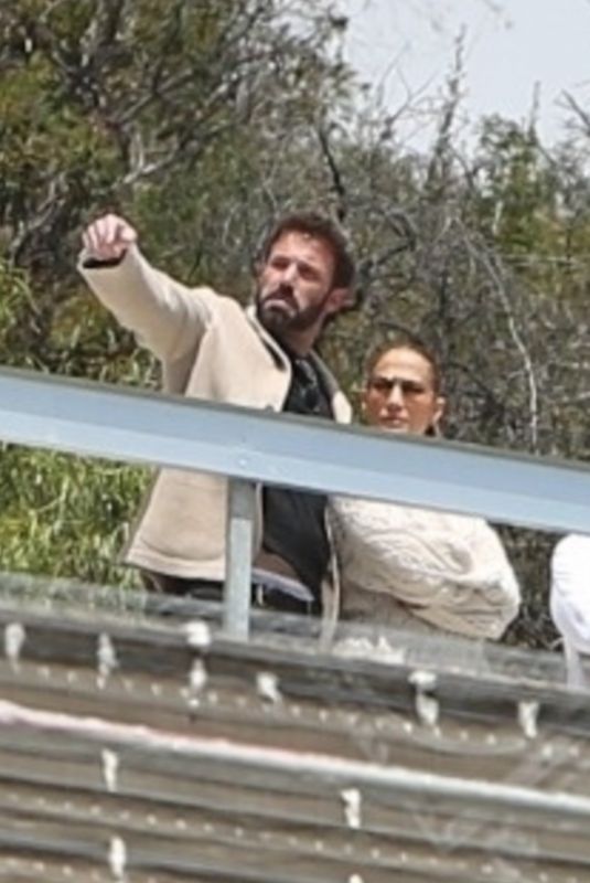JENNIFER LOPEZ and Ben Affleck Out Viewing Another Expensive Home in Bel Air 04/16/2022