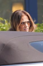 JENNIFER LOPEZ Heading to a Studio in Los Angeles 04/28/2022