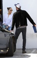 JENNIFER LOPEZ Looks at An Office Property for a New Business Venture in Los Angeles 04/08/2022