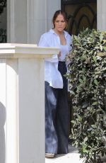 JENNIFER LOPEZ Outside Her Home in Los Angeles 04/11/2022
