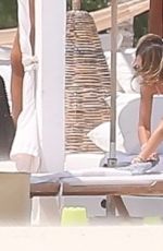 JESSICA ALBA in a Pink Bikini in Cancun 04/13/2022