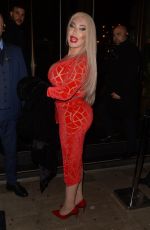 JESSICA ALVES Arrives at Novikov in London 04/23/2022