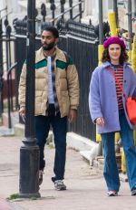 JESSICA BROWN-FINDLAY and Anthony Welsh Out in Brighton 04/05/2022