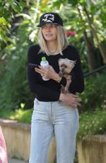 JESSICA HART Out with Ner Baby and Mother in Los Angeles 04/29/2022