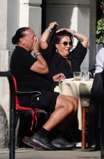 JESSIE WALLACE at Anacapri Restaurant in London 04/20/2022