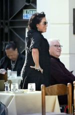 JESSIE WALLACE at Anacapri Restaurant in London 04/20/2022