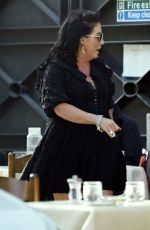 JESSIE WALLACE at Anacapri Restaurant in London 04/20/2022