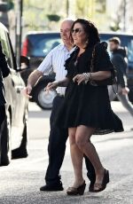 JESSIE WALLACE at Anacapri Restaurant in London 04/20/2022