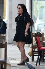 JESSIE WALLACE at Anacapri Restaurant in London 04/20/2022