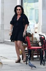 JESSIE WALLACE at Anacapri Restaurant in London 04/20/2022