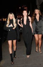 JOANNA CHIMONIDES, MARIA WILD and SOPHIE PIPER Leaves Amazonico in London 04/28/2022