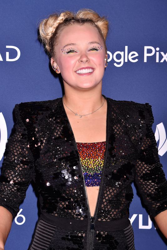 JOJO SIWA at 33rd Annual Glaad Media Awards in Beverly Hills 04/02/2022