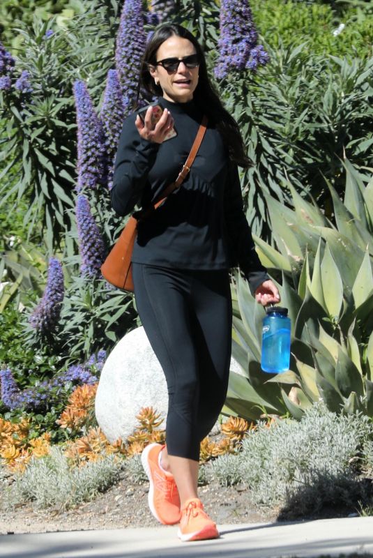 JORDANA BREWSTER Out for a Walk in Los Angeles 04/15/2022
