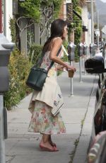 JORDANA BREWSTER Out for Morning Coffee at Cafe Luxxe in Brentwood 04/26/2022