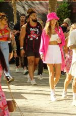 JOSEPHINE SKRIVER Out at Coachella in Indio 04/17/2022