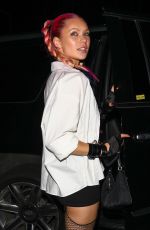 JOSIE CANSECO Arrives at a Party at On the Rox in Los Angeles 04/05/2022