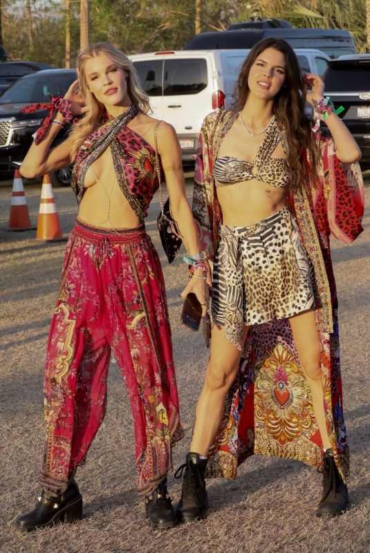 JOY and GINA CORRIGAN at Coachella Valley Music and Arts Festival in Indio 04/16/2022