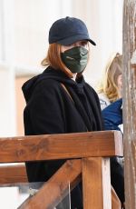JULIANNE MOORE Arrives at Marco Polo International Airport in Venice 04/19/2022