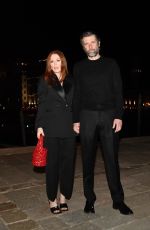 JULIANNE MOORE Out for Bottega Veneta Party in Venice 04/21/2022
