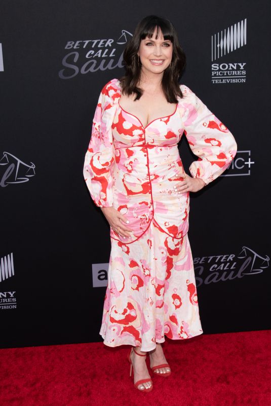 JULIE ANN EMERY at at Better Call Saul Final Season Premiere in Hollywood 04/07/2022