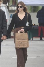 KAIA GERBER and Austin Butler at Malibu Farmer