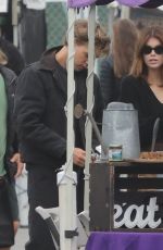 KAIA GERBER and Austin Butler at Malibu Farmer