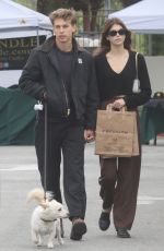 KAIA GERBER and Austin Butler at Malibu Farmer