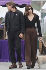 KAIA GERBER and Austin Butler at Malibu Farmer