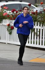 KAIA GERBER Out Jogging in Studio City 04/02/2022