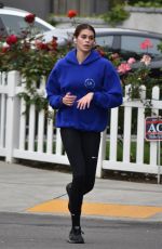 KAIA GERBER Out Jogging in Studio City 04/02/2022
