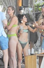 KAITLYN BRISTOWE Out at a Beach in Tulum 04/22/2022
