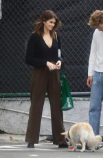 KAKA GERBER and Austin Butler Out with Their Dog in Malibu 04/03/2022