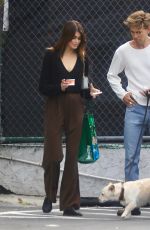 KAKA GERBER and Austin Butler Out with Their Dog in Malibu 04/03/2022