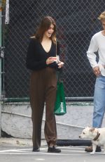 KAKA GERBER and Austin Butler Out with Their Dog in Malibu 04/03/2022