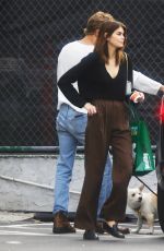 KAKA GERBER and Austin Butler Out with Their Dog in Malibu 04/03/2022