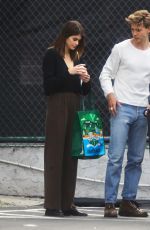 KAKA GERBER and Austin Butler Out with Their Dog in Malibu 04/03/2022