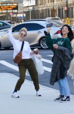 KALEY and BRIANA CUOCO Out in New York 04/22/2022
