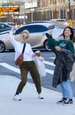 KALEY and BRIANA CUOCO Out in New York 04/22/2022