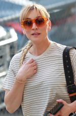 KALEY CUCOCO Leaves Jimmy Kimmel Live! 04/18/2022