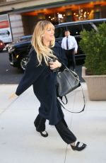 KALEY CUOCO Arrives at Andy Cohen Studios in New York 04/20/2022