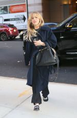 KALEY CUOCO Arrives at Andy Cohen Studios in New York 04/20/2022