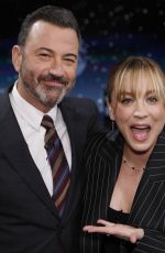 KALEY CUOCO at Jimmy Kimmel Live 04/18/2022