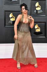 KALI UCHIS at 64th Annual Grammy Awards in Las Vegas 04/03/2022