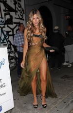 KARA DEL TORO Out for Dinner at Craig